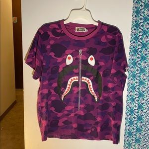 A Bathing Ape Purple Camo Tee